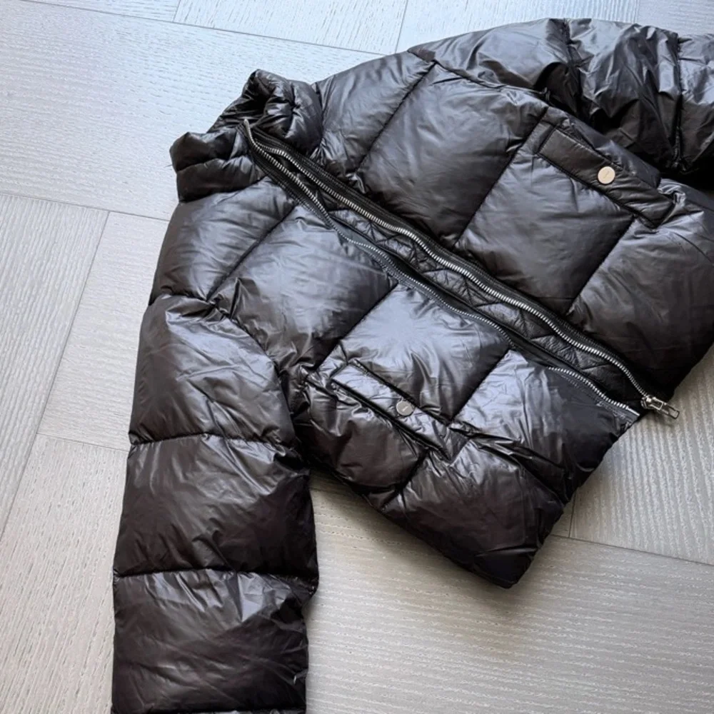 Ganni Black Short Puffer Jacket - Picture 7 of 14